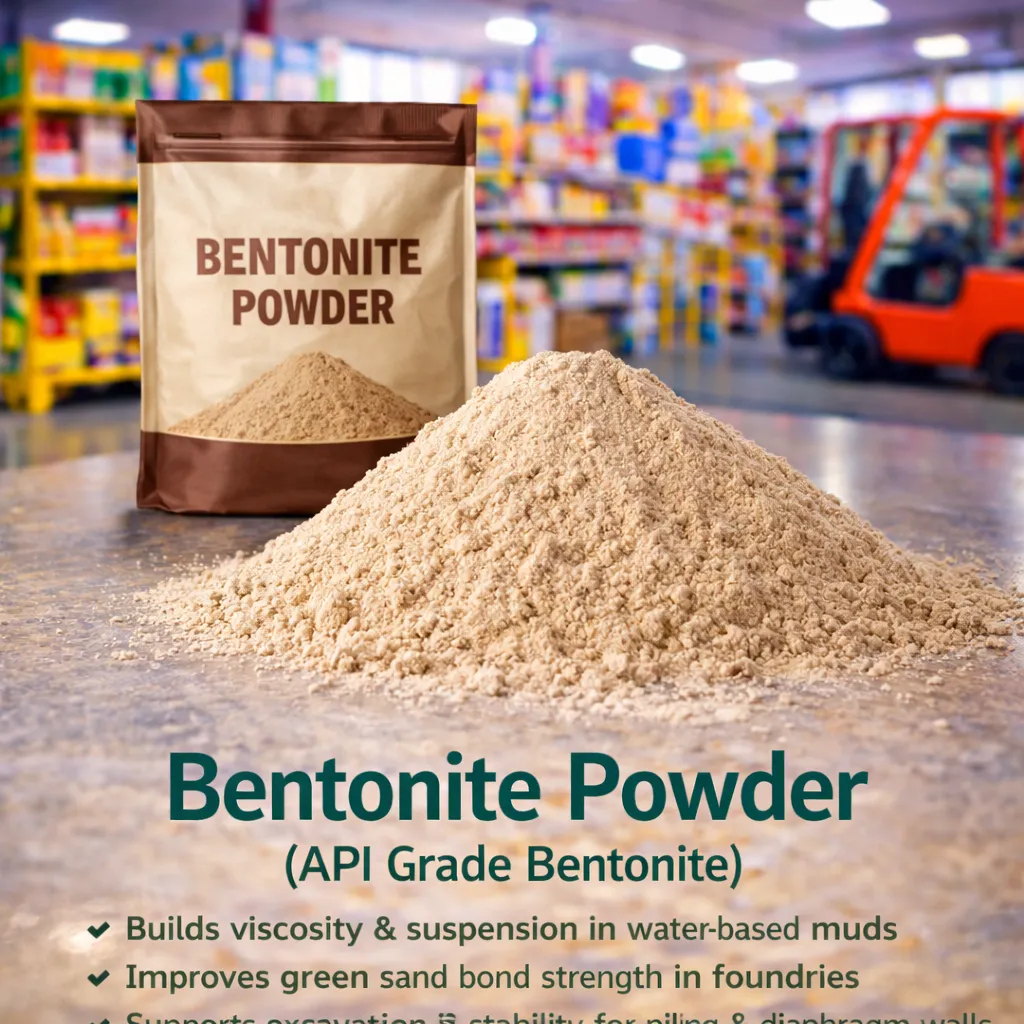BENTONITE POWDER 25 KG